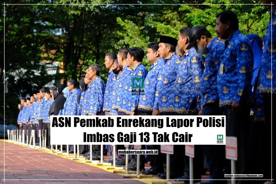 ASN Pemkab Enrekang Lapor Polisi Imbas Gaji 13 Tak Cair